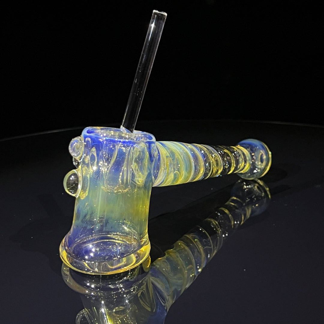 Gold Fumed Hash Hammer Glass Pipe Crondo Glassics