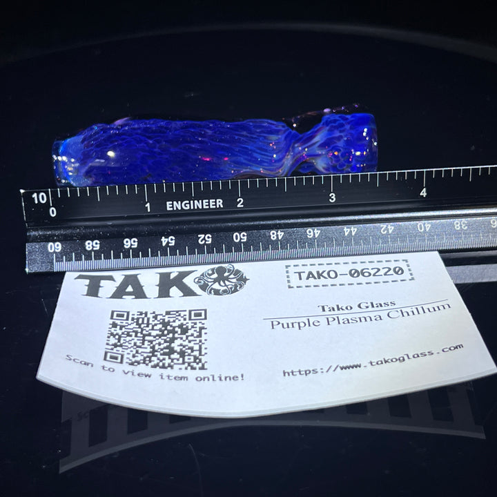 Purple Plasma Chillum Glass Pipe Tako Glass   