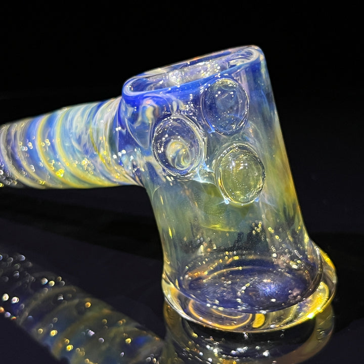 Gold Fumed Hash Hammer Glass Pipe Crondo Glassics