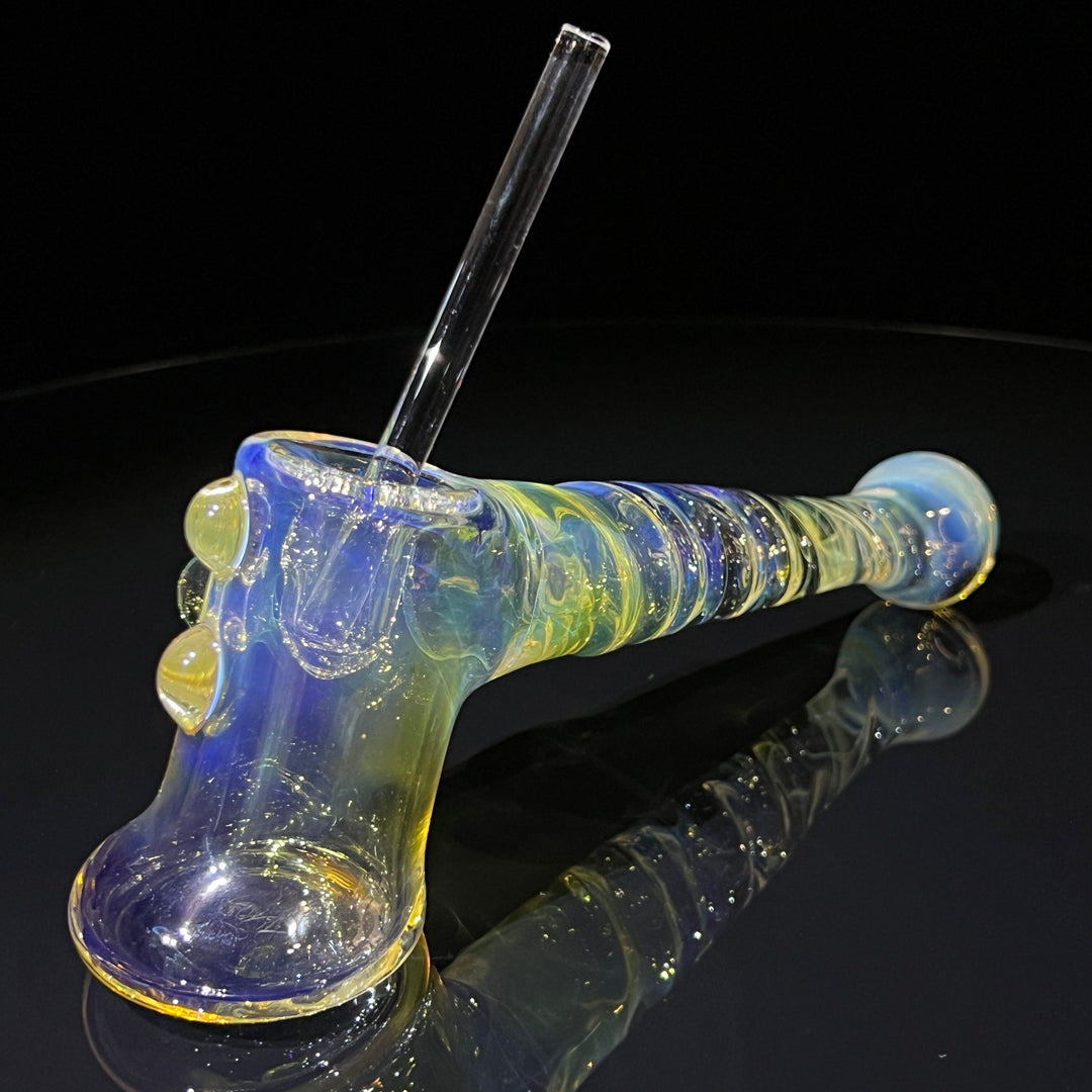 Gold Fumed Hash Hammer Glass Pipe Crondo Glassics