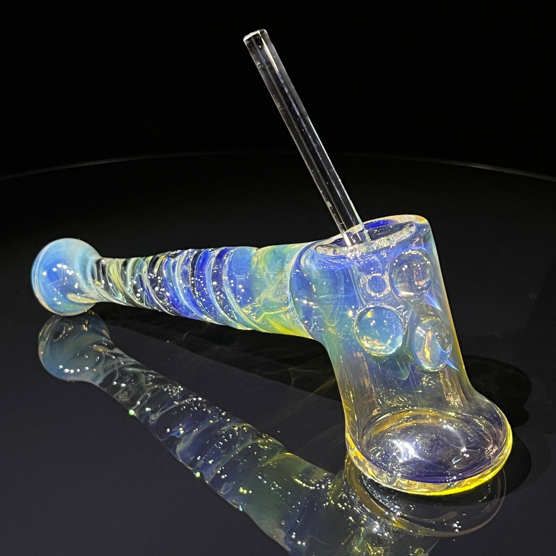 Gold Fumed Hash Hammer Glass Pipe Crondo Glassics