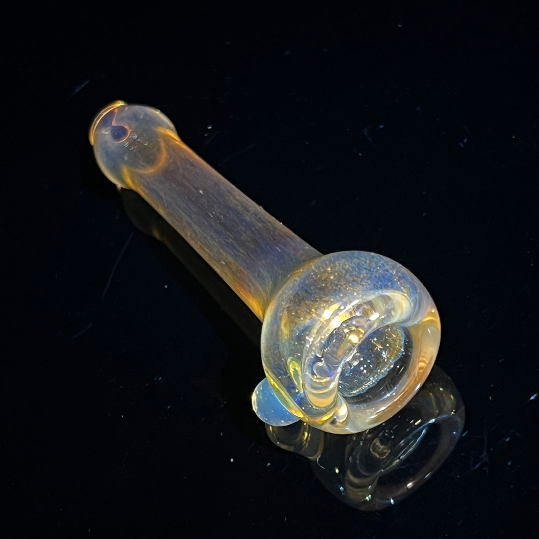 Frit Pocket Chillum Glass Pipe T-Bag Glass   