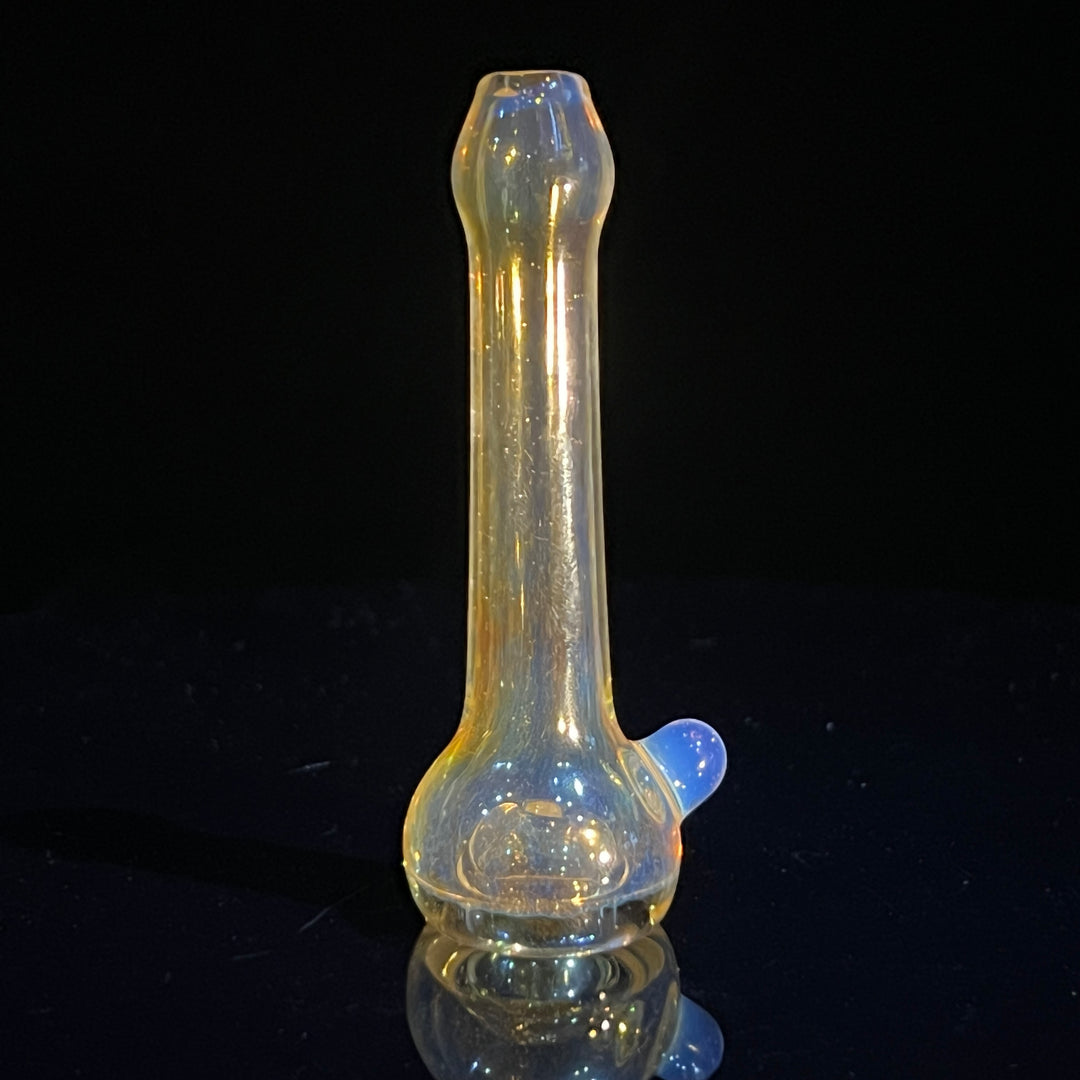 Frit Pocket Chillum Glass Pipe T-Bag Glass   