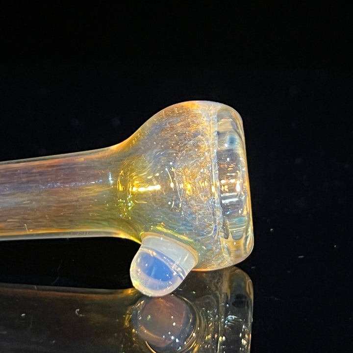 Frit Pocket Chillum Glass Pipe T-Bag Glass   