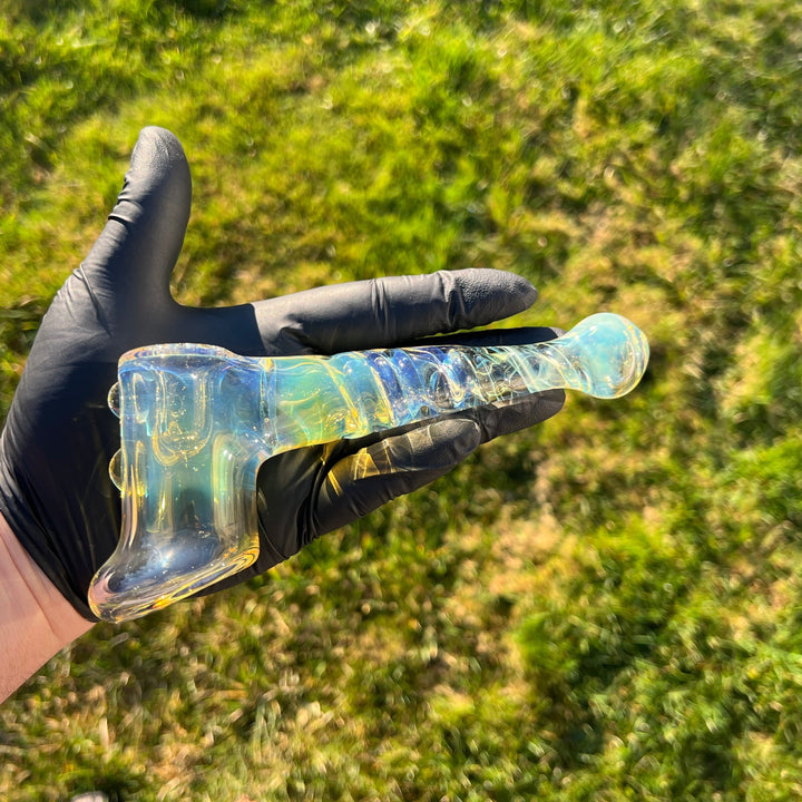 Gold Fumed Hash Hammer Glass Pipe Crondo Glassics