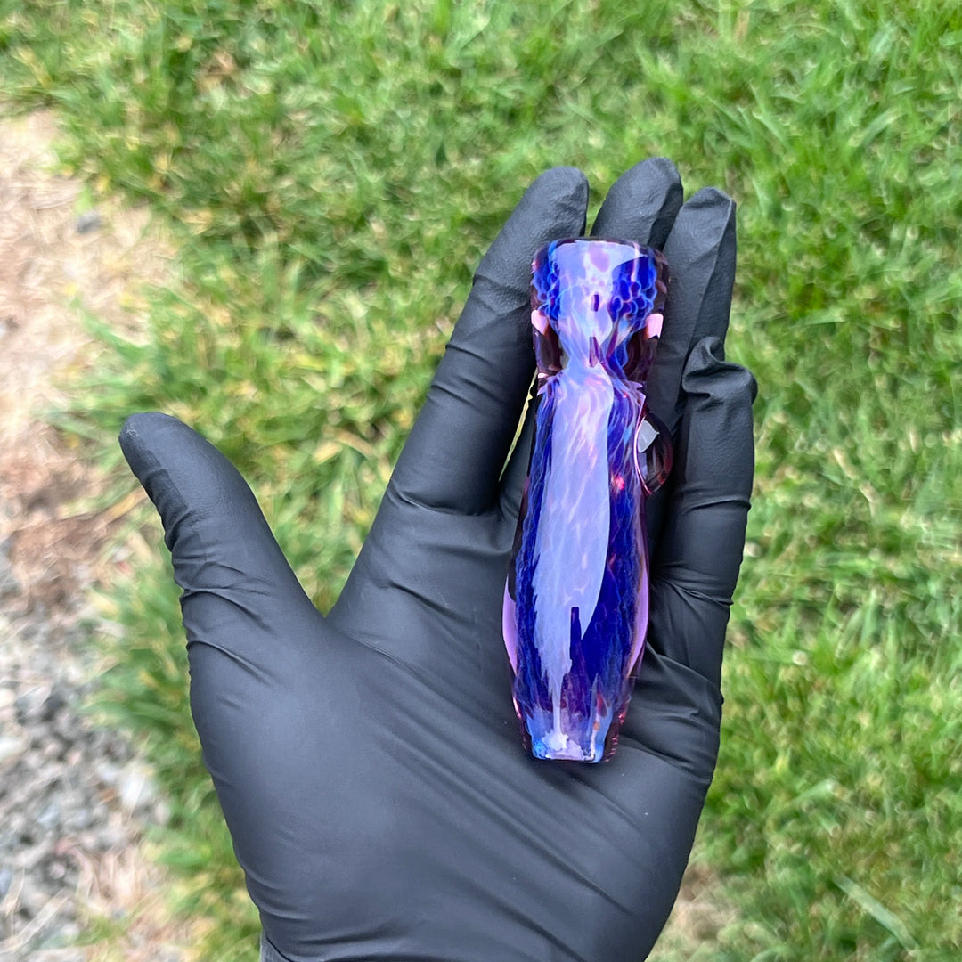 Purple Plasma Chillum Glass Pipe Tako Glass   