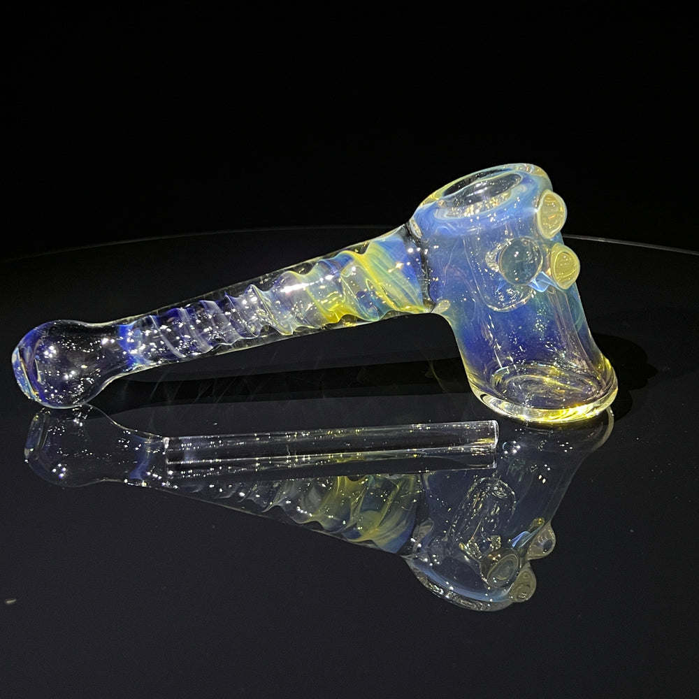 Gold Fumed Hash Hammer Glass Pipe Crondo Glassics