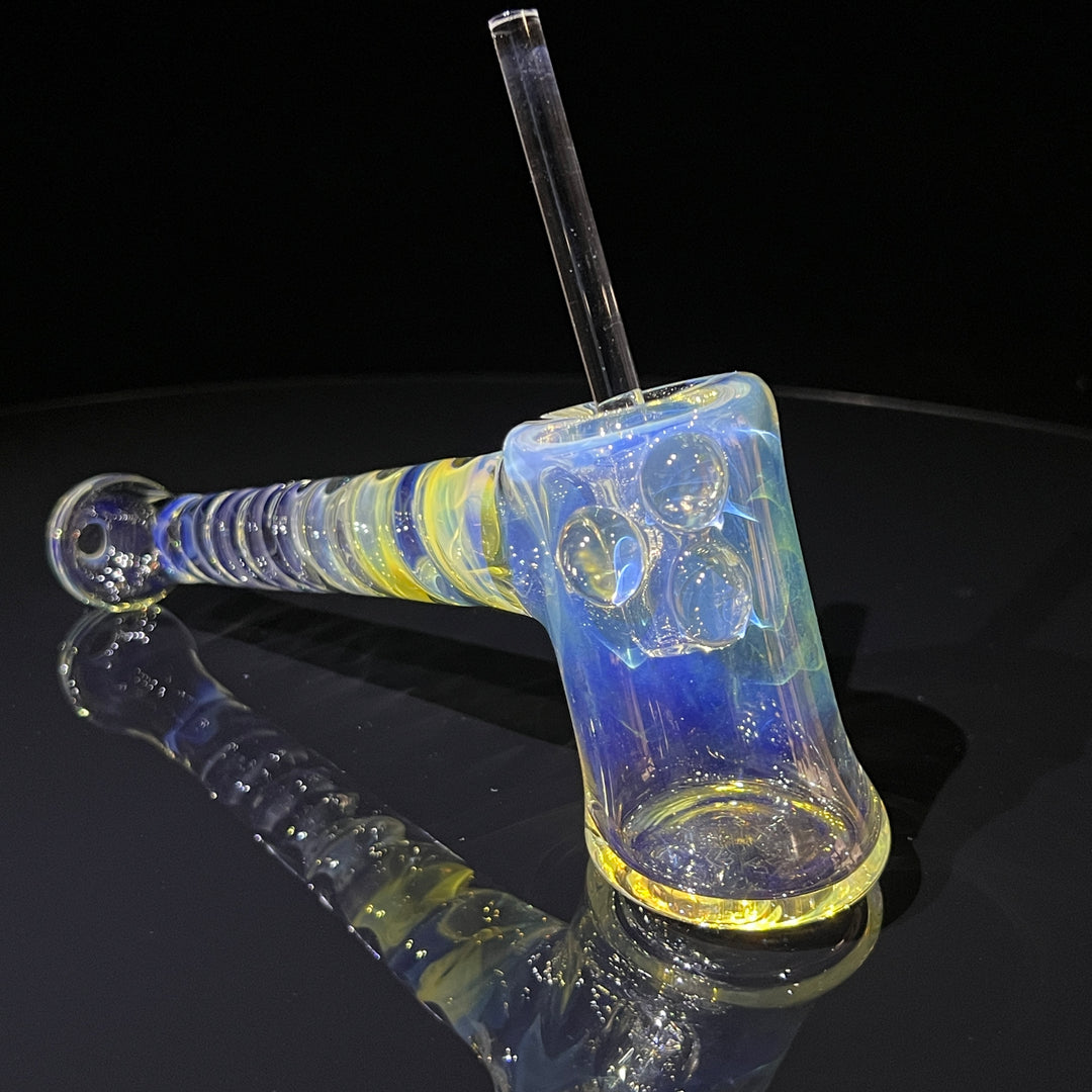 Gold Fumed Hash Hammer Glass Pipe Crondo Glassics