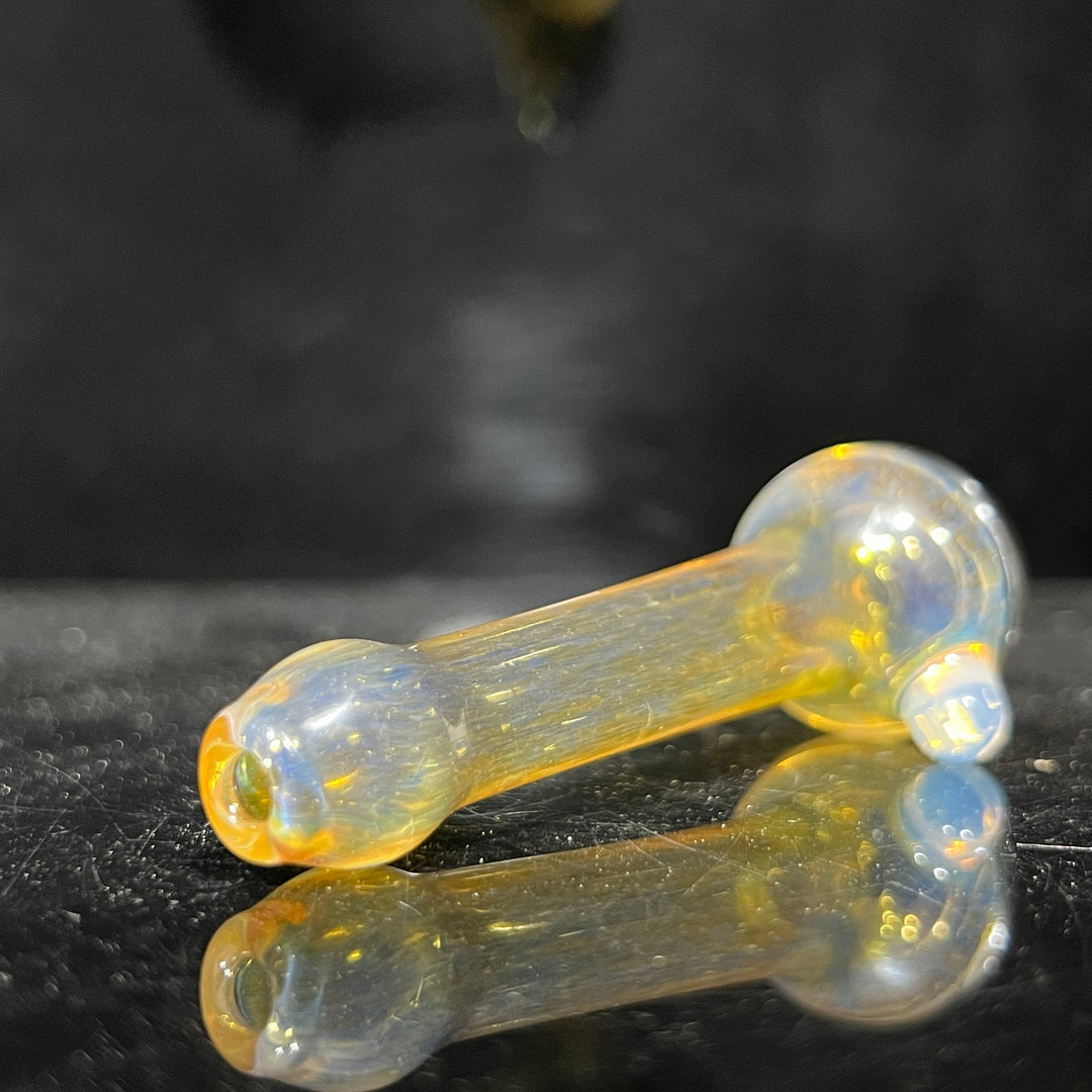 Frit Pocket Chillum Glass Pipe T-Bag Glass   