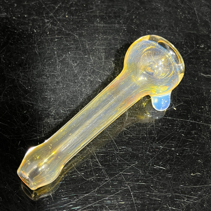 Frit Pocket Chillum Glass Pipe T-Bag Glass   