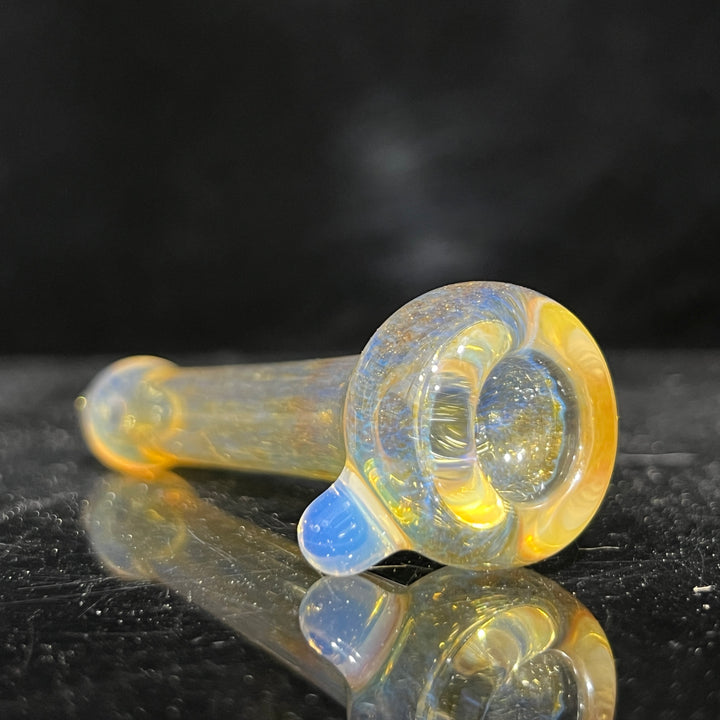 Frit Pocket Chillum Glass Pipe T-Bag Glass   