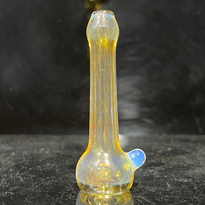 Frit Pocket Chillum Glass Pipe T-Bag Glass   