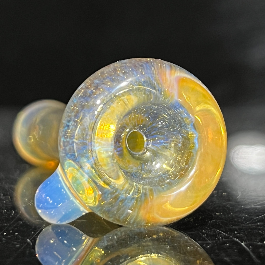 Frit Pocket Chillum Glass Pipe T-Bag Glass   