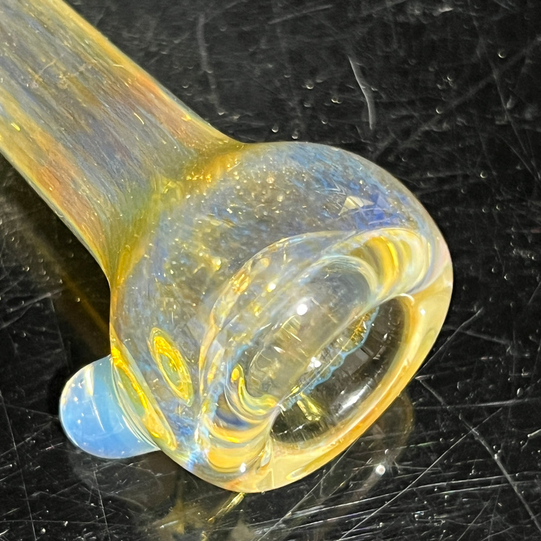 Frit Pocket Chillum Glass Pipe T-Bag Glass   