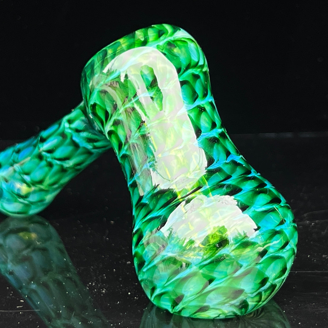 Experimental Green Hammer Bubbler Glass Pipe Jedi Glassworks   