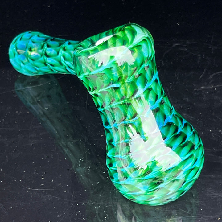 Experimental Green Hammer Bubbler Glass Pipe Jedi Glassworks   