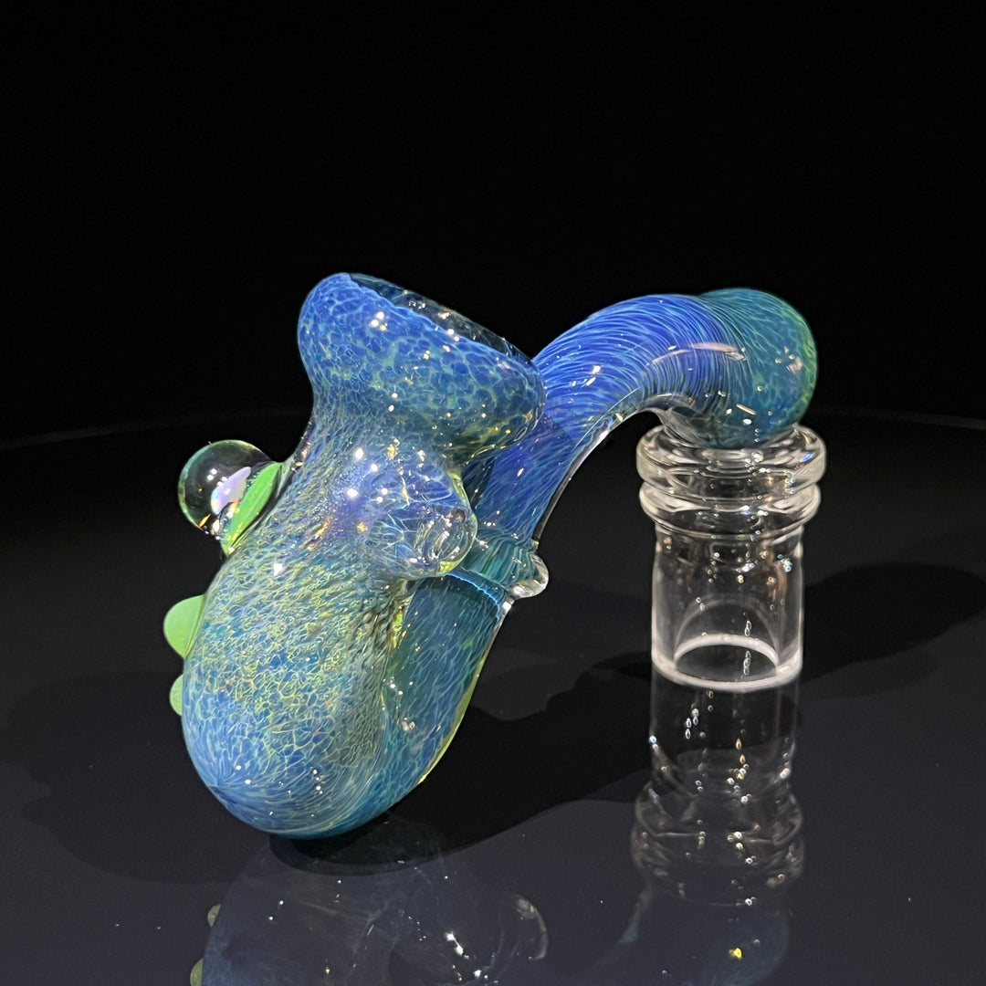 Blue Opal Sherlock Glass Pipe Beezy Glass