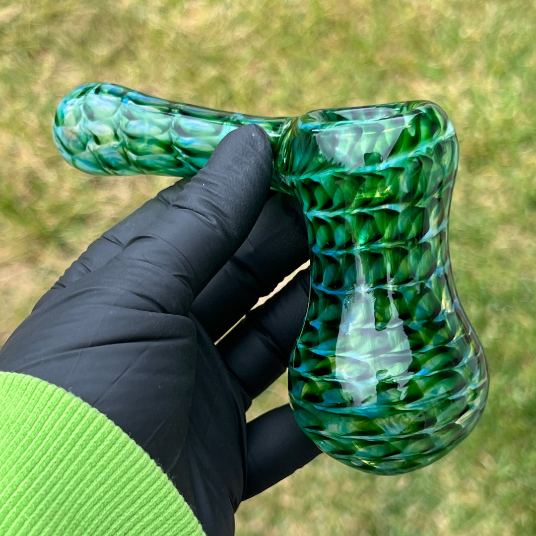 Experimental Green Hammer Bubbler Glass Pipe Jedi Glassworks   