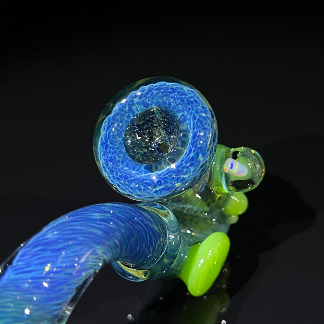 Blue Opal Sherlock Glass Pipe Beezy Glass