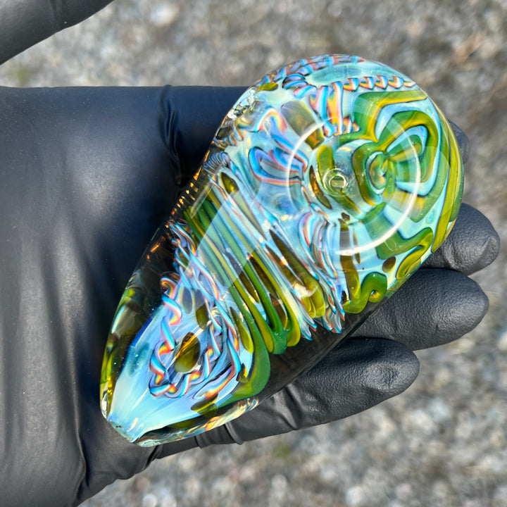 Inside Out Egg Spoon Glass Pipe Avant Garde   