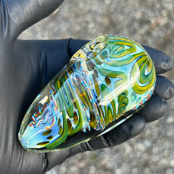 Inside Out Egg Spoon Glass Pipe Avant Garde   