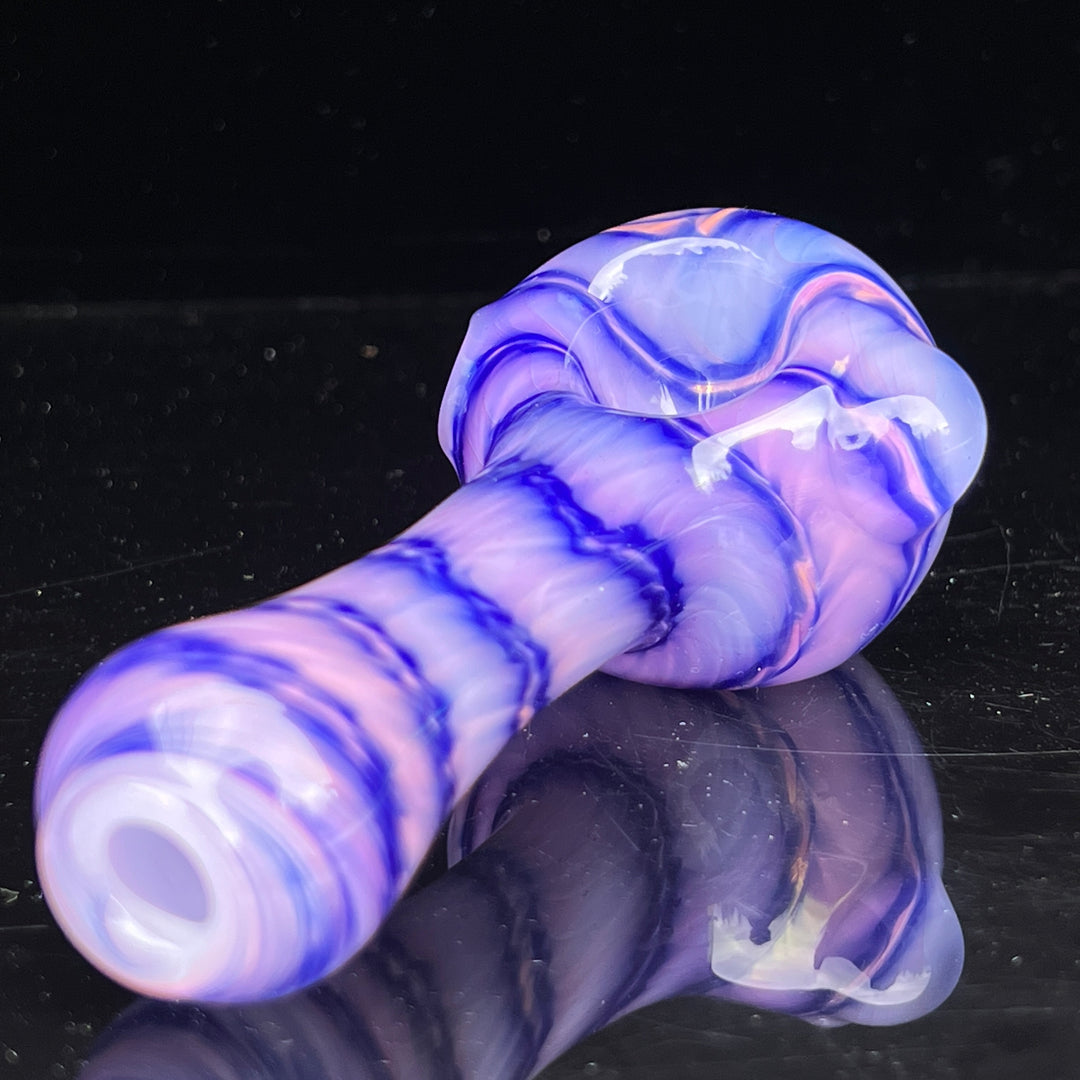 Purple Staircase Spoon Glass Pipe Jedi Glassworks   