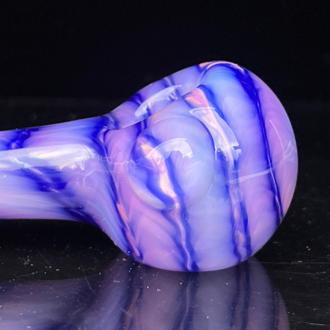 Purple Staircase Spoon Glass Pipe Jedi Glassworks   