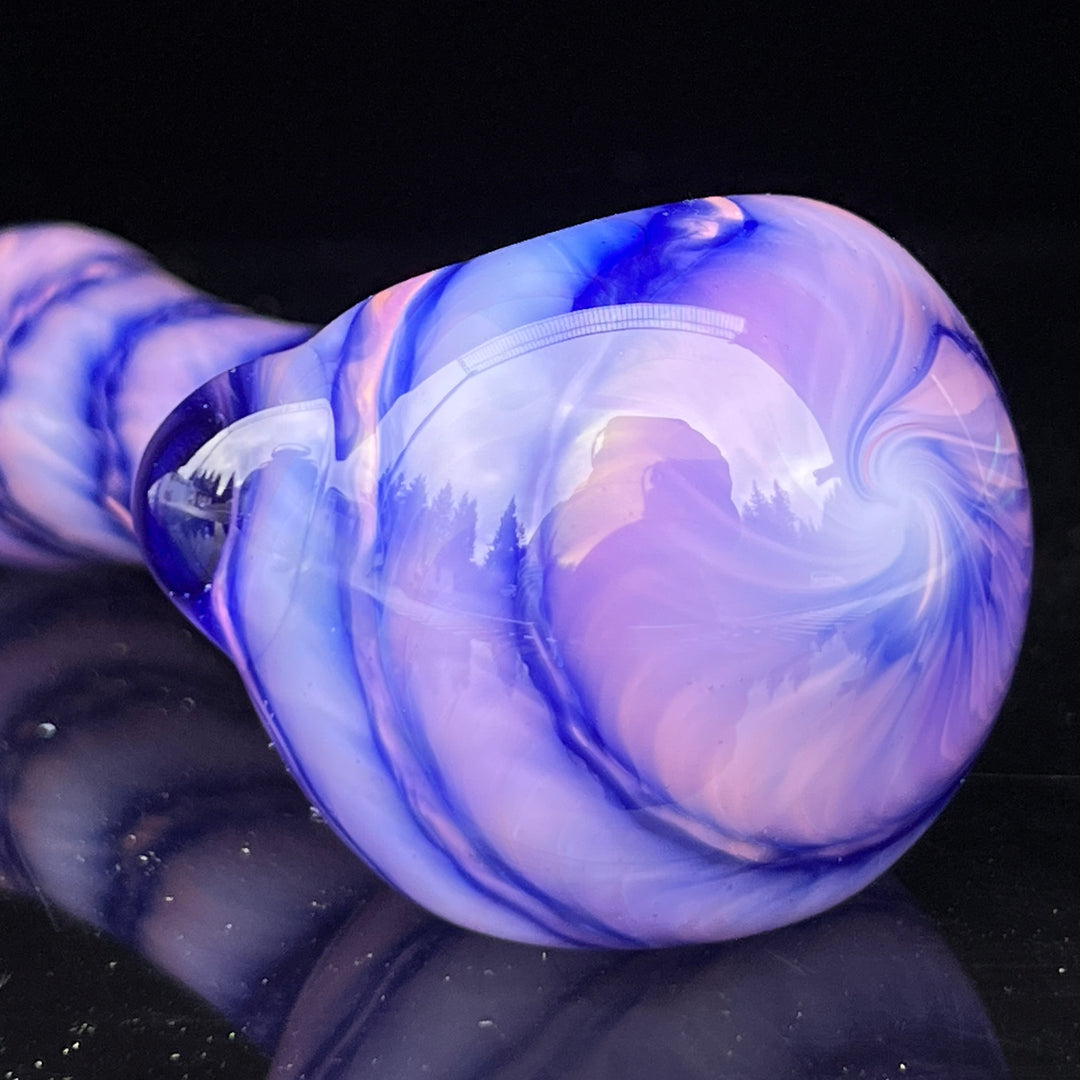 Purple Staircase Spoon Glass Pipe Jedi Glassworks   