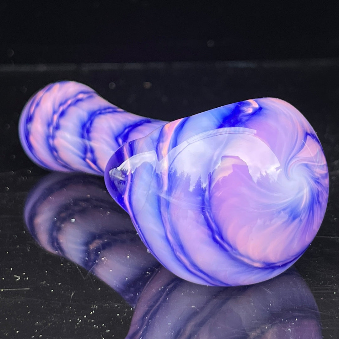 Purple Staircase Spoon Glass Pipe Jedi Glassworks   