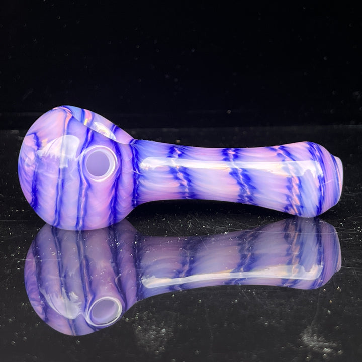 Purple Staircase Spoon Glass Pipe Jedi Glassworks   