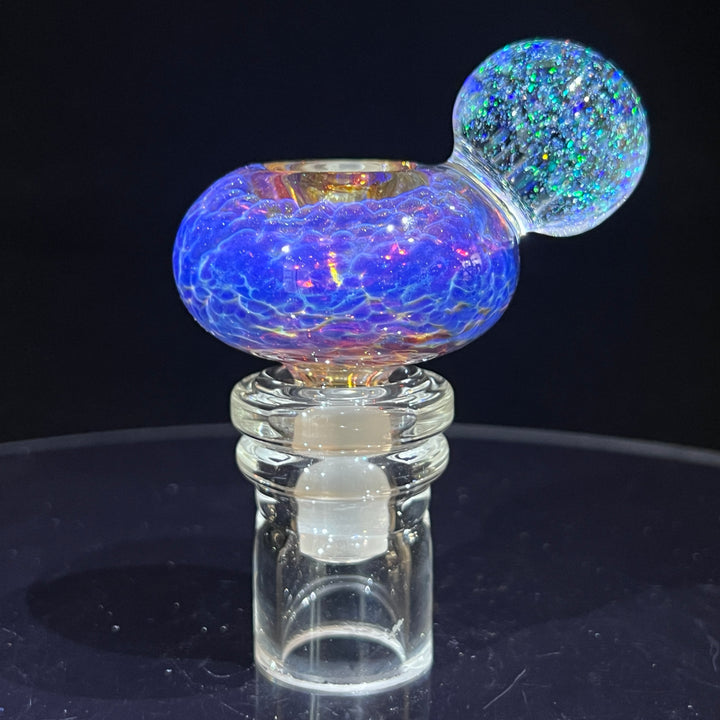 14mm Purple Nebula Crushed Opal PullSlide Accessory Tako Glass   