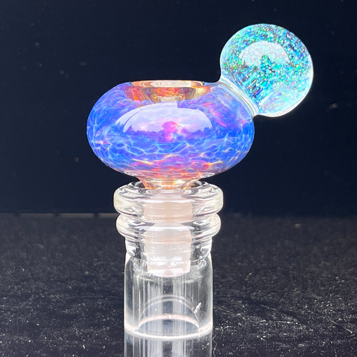 14mm Purple Nebula Crushed Opal PullSlide Accessory Tako Glass   