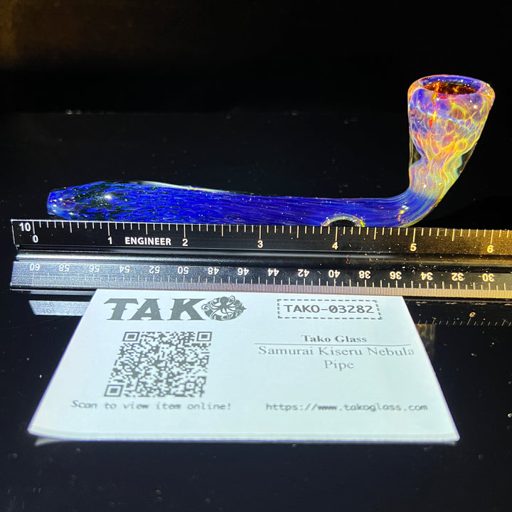 Samurai Kiseru Nebula Pipe Glass Pipe Tako Glass   