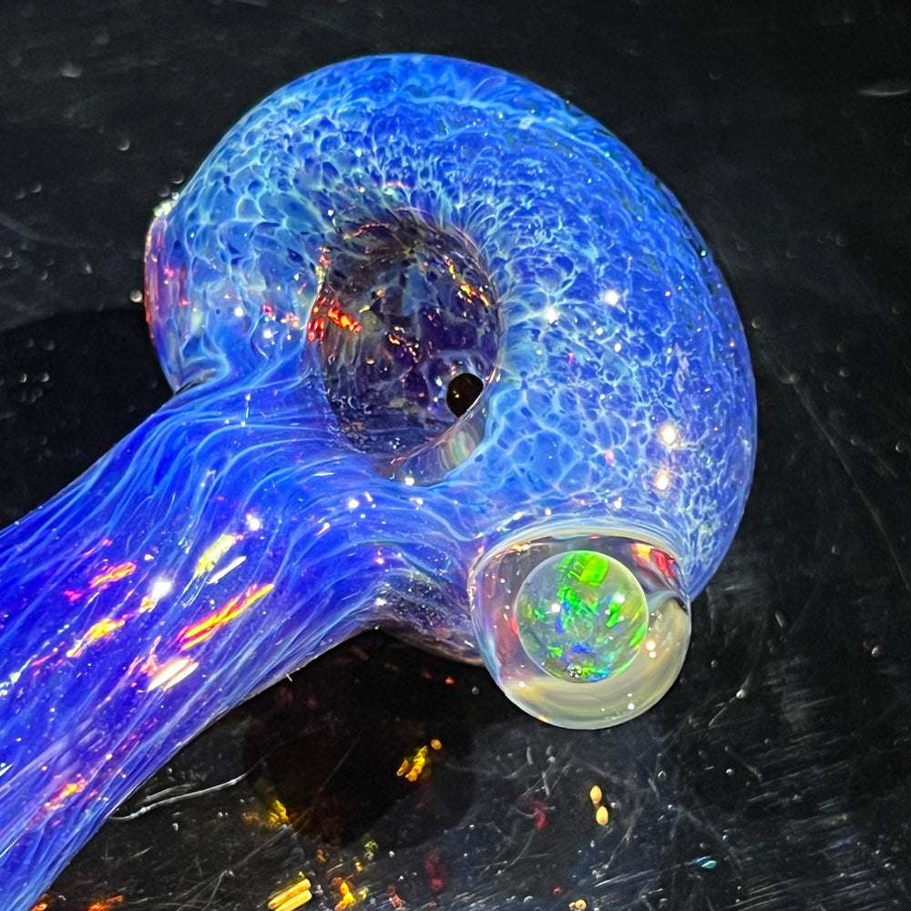 Purple Nebula Black Opal Pipe Glass Pipe Tako Glass   