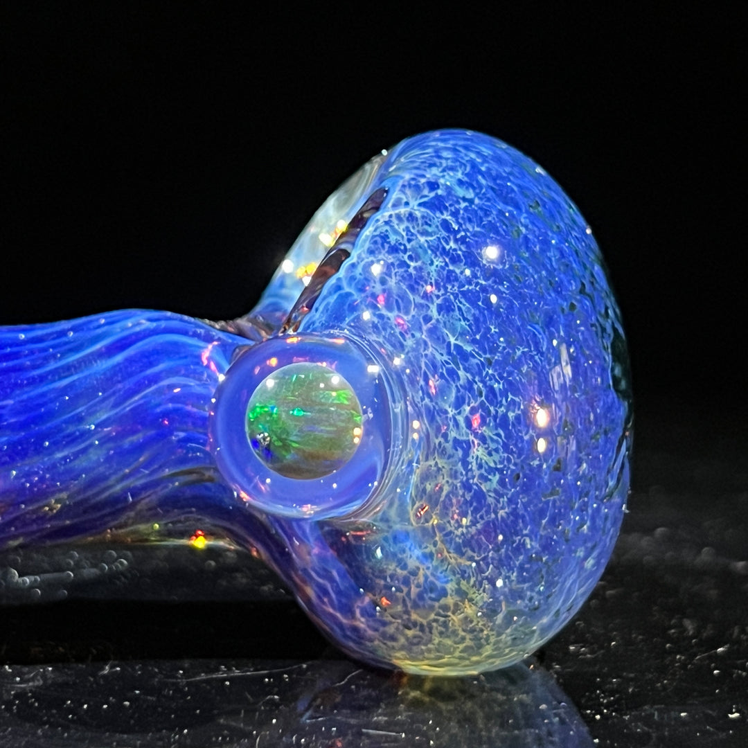 Purple Nebula Black Opal Pipe Glass Pipe Tako Glass   