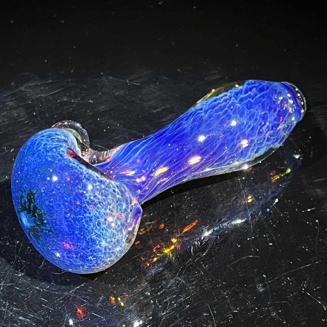 Purple Nebula Black Opal Pipe Glass Pipe Tako Glass   