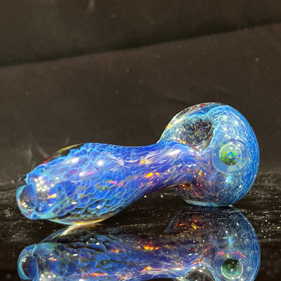 Purple Nebula Black Opal Pipe Glass Pipe Tako Glass   