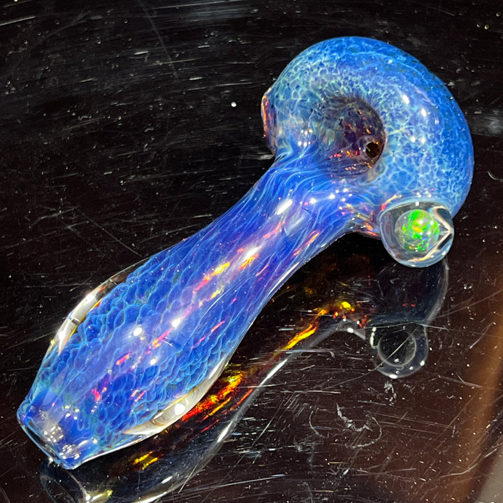 Purple Nebula Black Opal Pipe Glass Pipe Tako Glass   