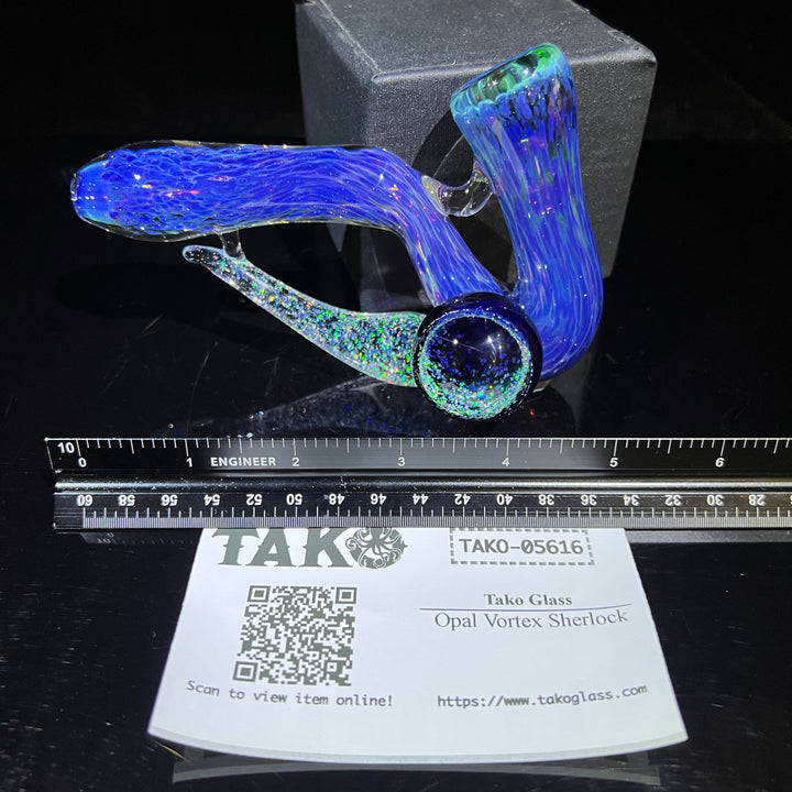 Opal Vortex Sherlock Glass Pipe Tako Glass   