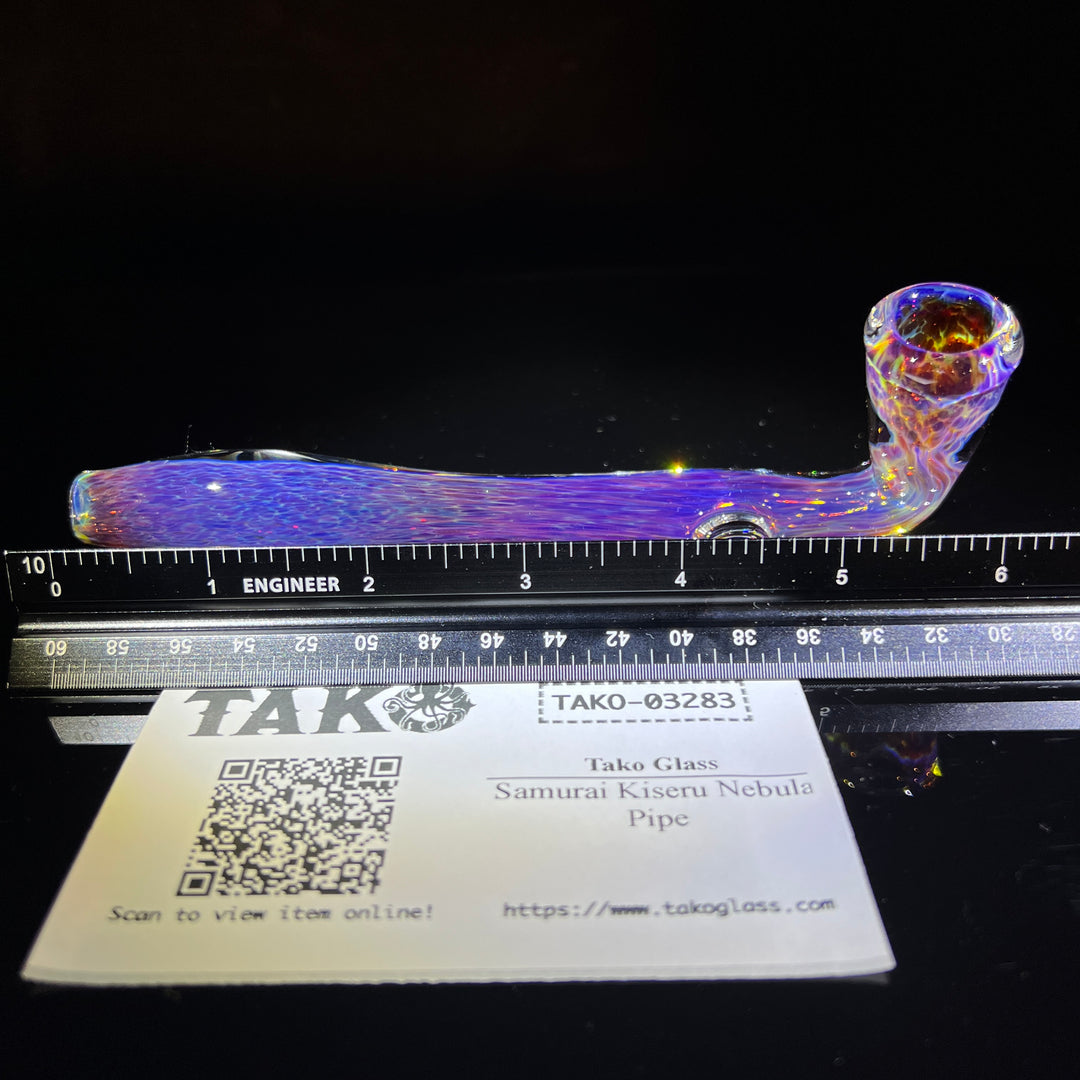 Samurai Kiseru Nebula Pipe Glass Pipe Tako Glass   