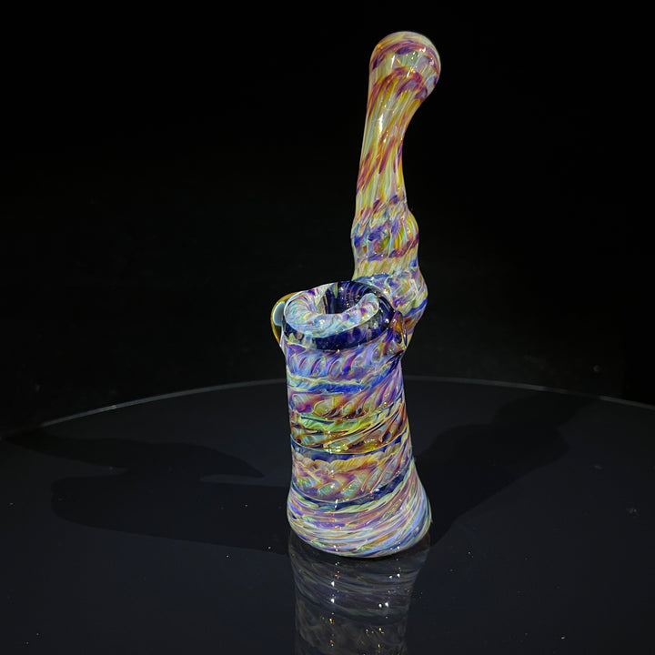 Multi-Color Sherlock Bubbler Glass Pipe Jedi Glassworks