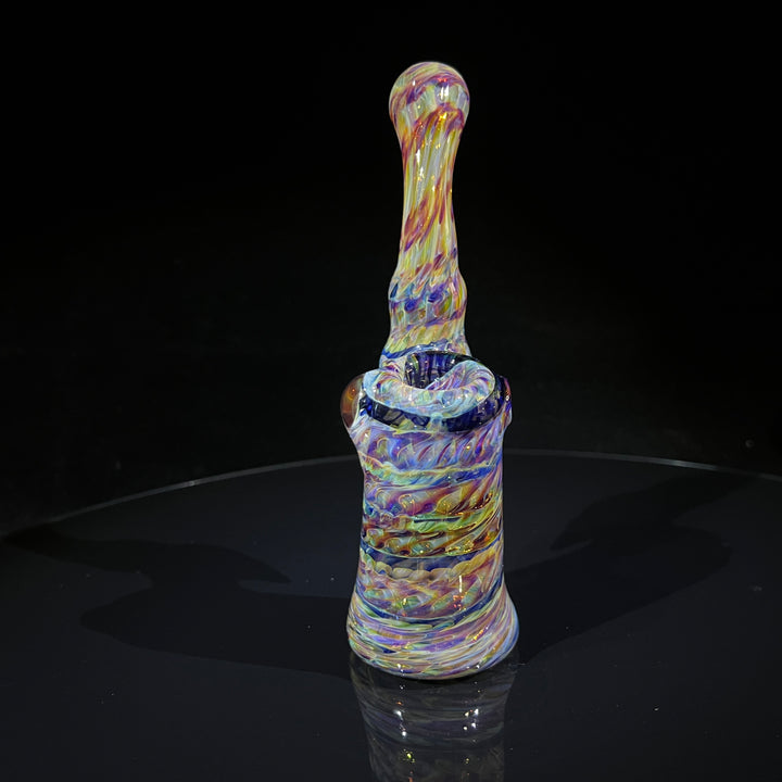 Multi-Color Sherlock Bubbler Glass Pipe Jedi Glassworks