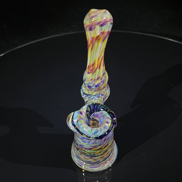 Multi-Color Sherlock Bubbler Glass Pipe Jedi Glassworks