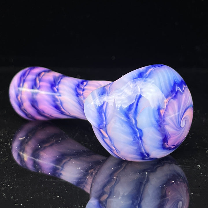 Purple Staircase Spoon Glass Pipe Jedi Glassworks   