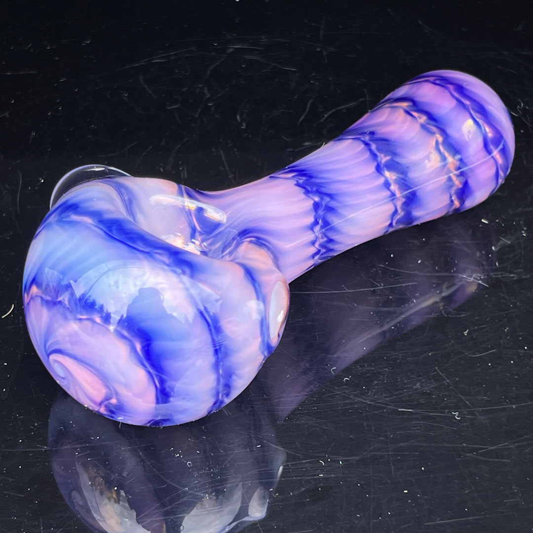 Purple Staircase Spoon Glass Pipe Jedi Glassworks   