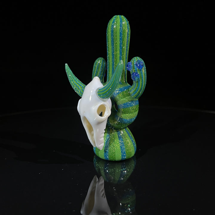 Cactus Longhorn Chillum Glass Pipe TG