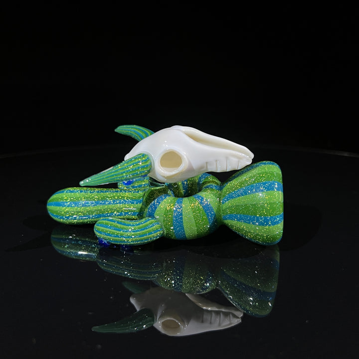 Cactus Longhorn Chillum Glass Pipe TG