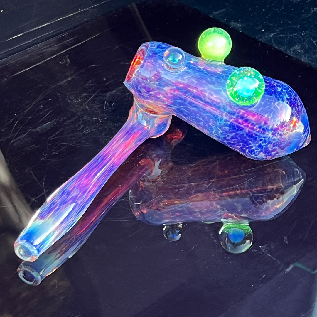 Purple Nebula Sidecar Bubbler Glass Pipe Tako Glass   