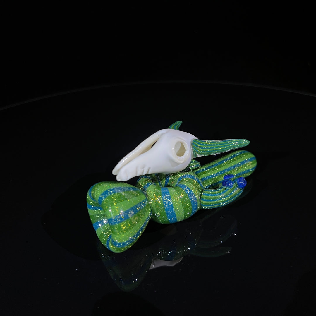 Cactus Longhorn Chillum Glass Pipe TG