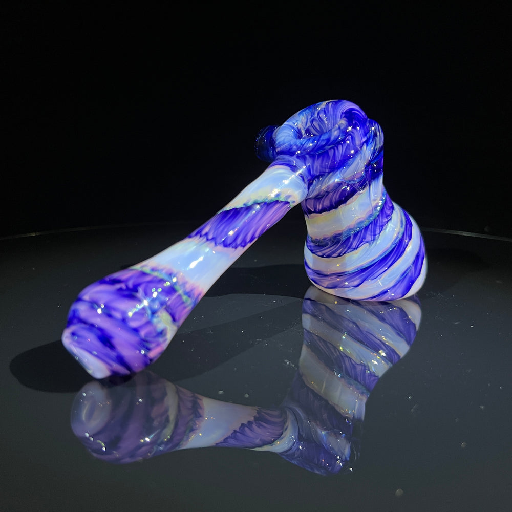 Cheshire Purple Bubbler Glass Pipe Jedi Glassworks